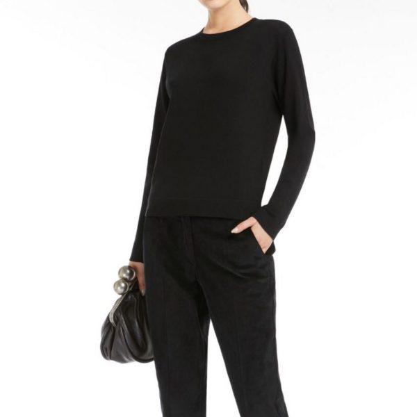 Maglia seta-lana nera Weekend Max Mara