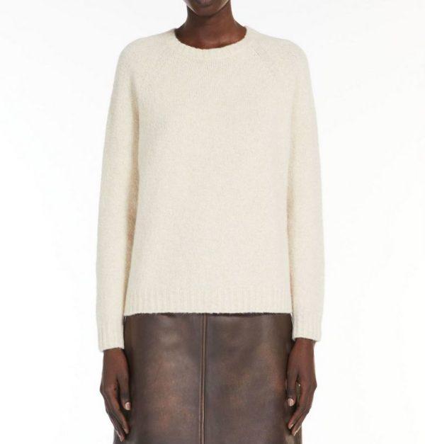 Maglia panna in alpaca e cotone Weekend Max Mara - immagine 2