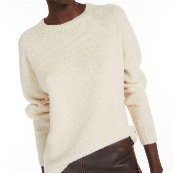 Maglia panna in alpaca e cotone Weekend Max Mara