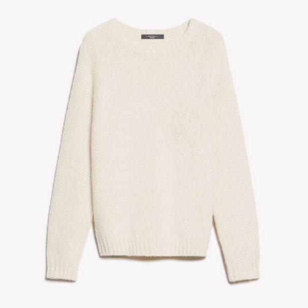 Maglia panna in alpaca e cotone Weekend Max Mara - immagine 4