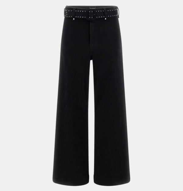 Pantaloni neri wide leg Guess - immagine 4